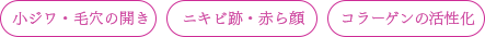 ニキビ治療・冷え・むくみ・便秘・いらいら